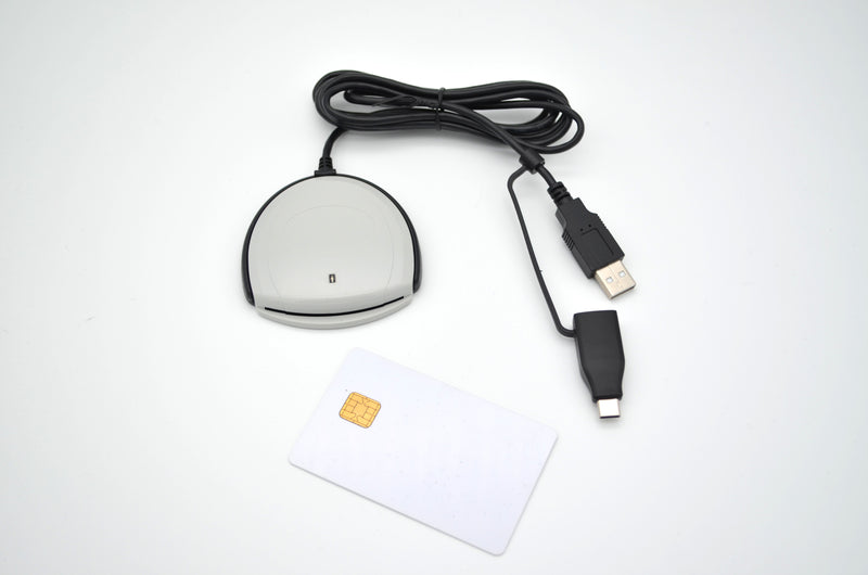 USB-A to USB-C CAC Reader Adapter