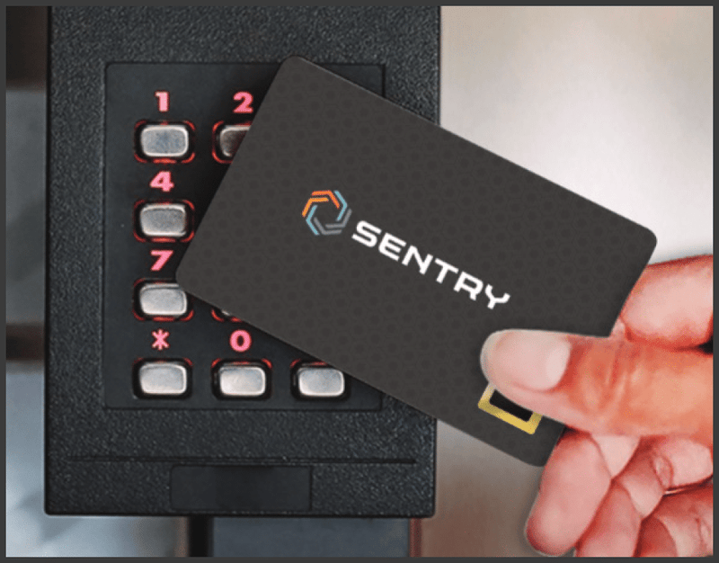 Sentry Card Biometric Batteryless Credential with FIDO2