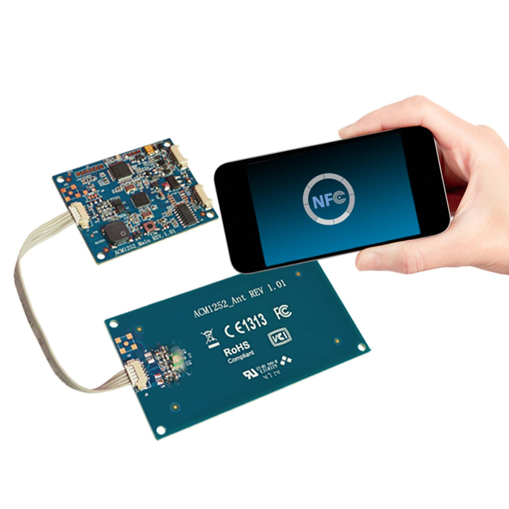Acs Dual Reader Interface Module ACS ACM1252U-Y3 USB NFC Reader Module with Detachable Antenna Board