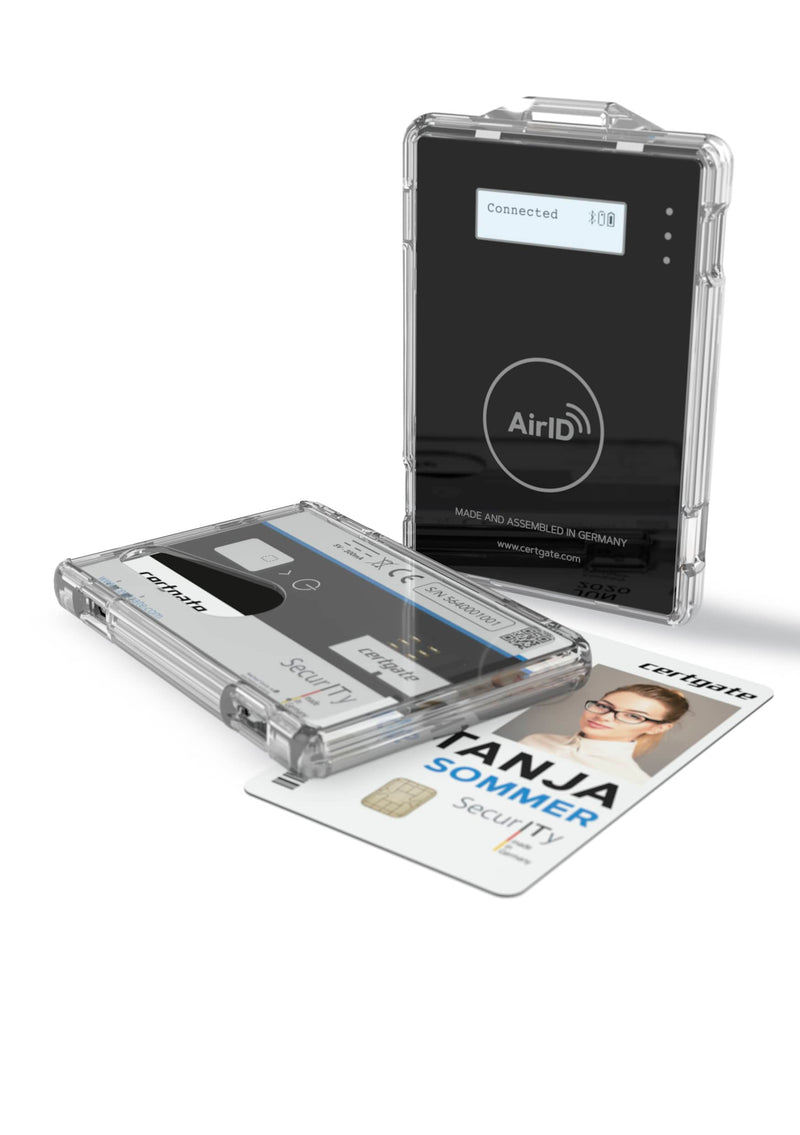 certgate AirID 2 Bluetooth Contact Smart Card Reader