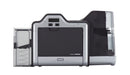 An HID Fargo HDP5000 dual hopper card printer front facing.