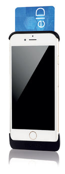 Identos Tactivo MULTI-FACTOR AUTHENTICATION (MFA)/TWO-FACTOR AUTHENTICATION (2FA) Smart Card Reader Phone Case for iPhone 7/8