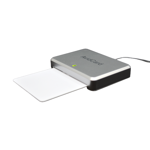 Ade Card Reader Device AvidCard CAC USB 2.0 Contact Smart Card Reader