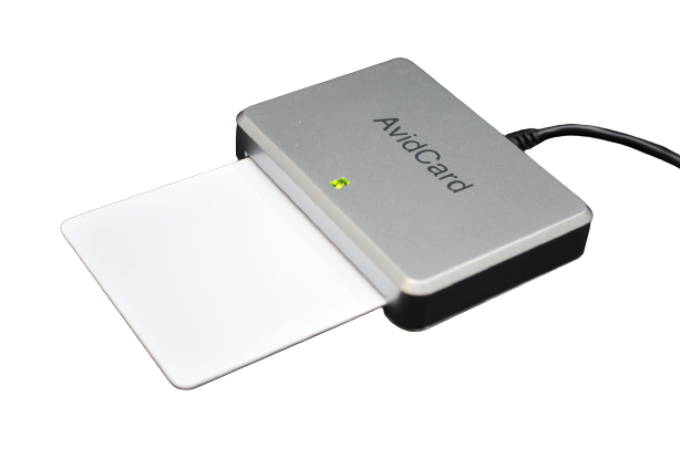 Ade Card Reader Device AvidCard CAC USB 2.0 Contact Smart Card Reader