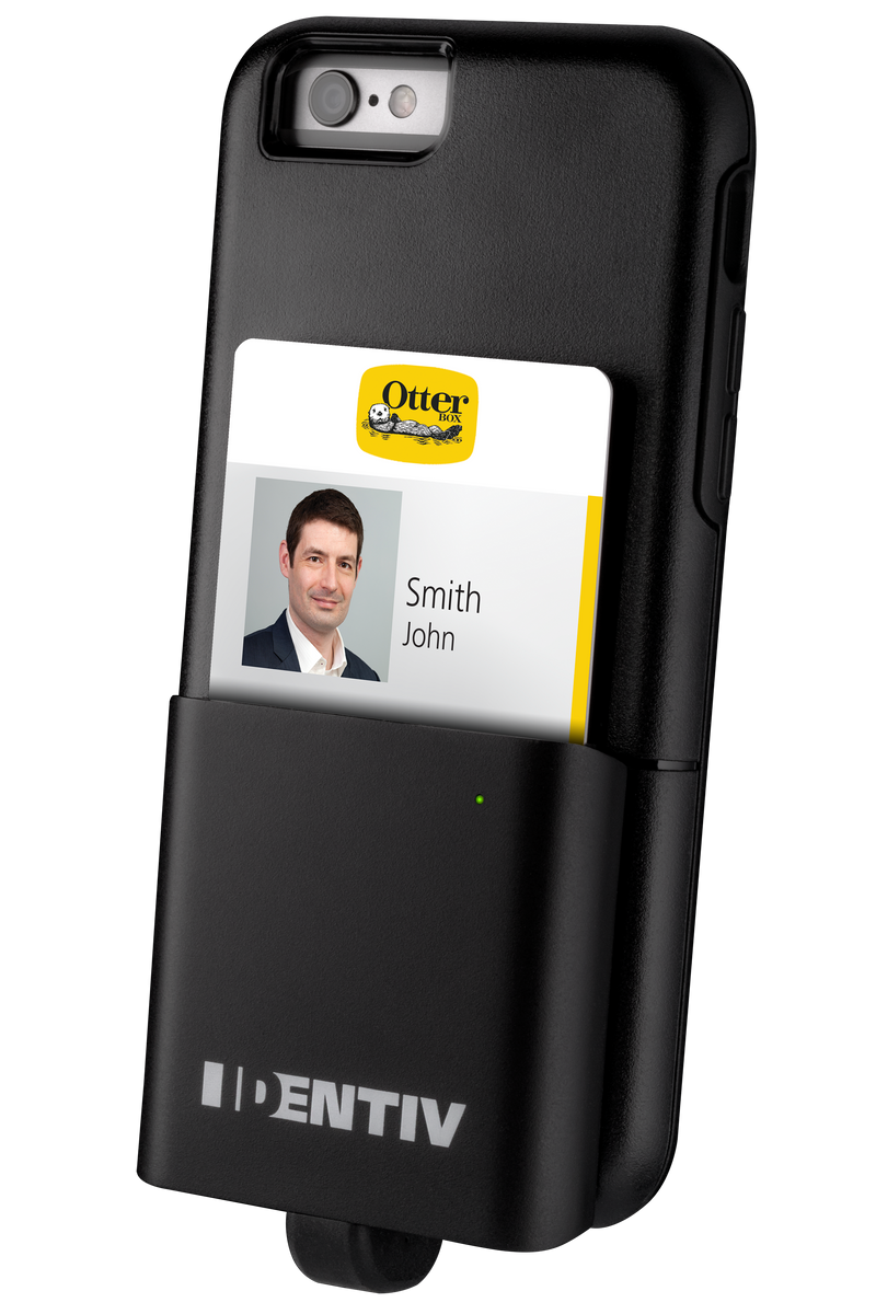 Identiv iAuthenticate™ 2.0 iOS Smart Card Reader with SubRosa Middleware FOR OtterBox® uniVERSE Case