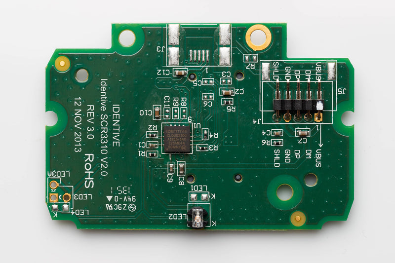 Identiv SCR3310 V2 CAC/PIV USB 2.0 Contact Smart Card PCBA Reader Board