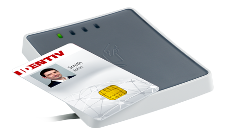 Identiv uTrust 4711 F Contactless USB Smart Card Reader with SAM (Secure Access Modules)