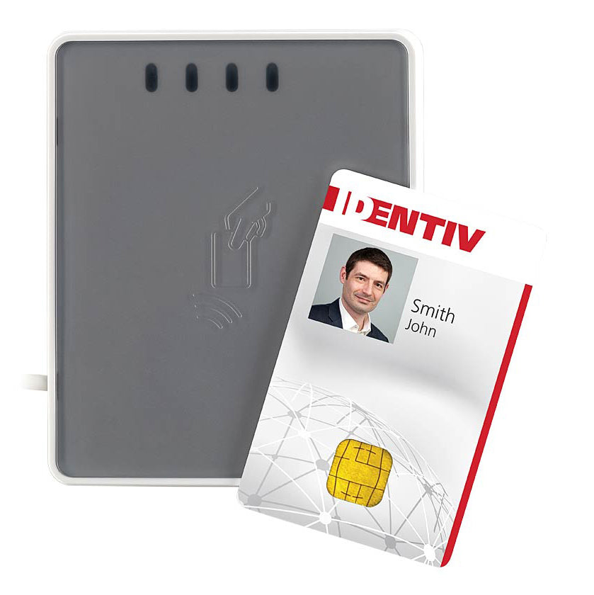 Conditional Access Module Identification Card Reader Identiv uTrust 4711 F Contactless USB Smart Card Reader with SAM (Secu