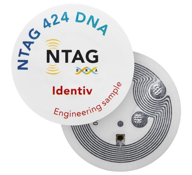 Identiv Printed NXP NTAG *NFC* 424 DNA Tag (5-Pack)