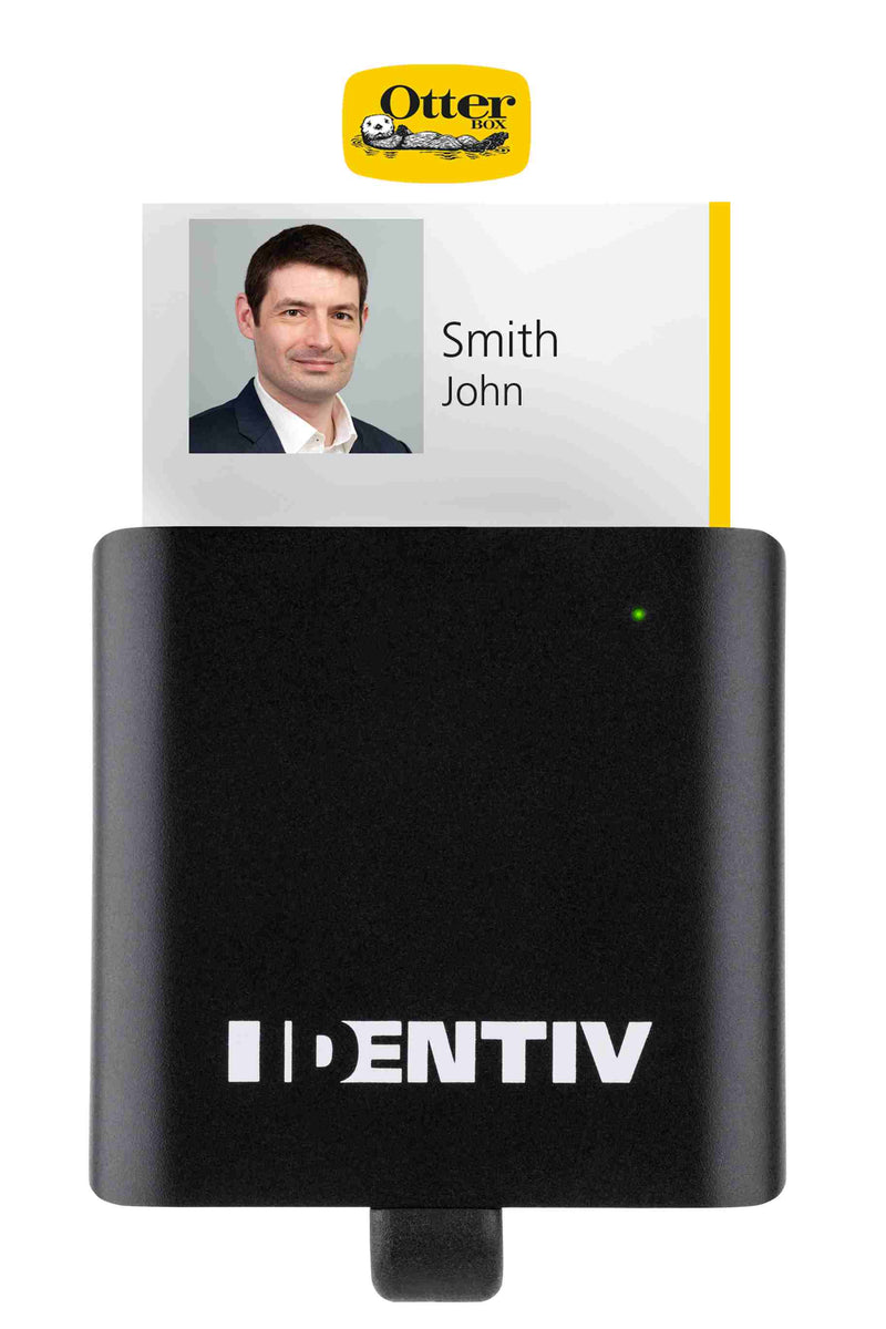 Identiv iAuthenticate™ 2.0 iOS Smart Card Reader with SubRosa Middleware FOR OtterBox® uniVERSE Case